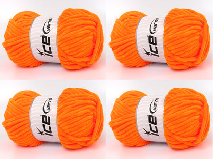 Chenille Baby Neon Orange fnt2-83540
