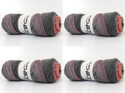 Orlando Grey Shades, Maroon, Salmon fnt2-83559