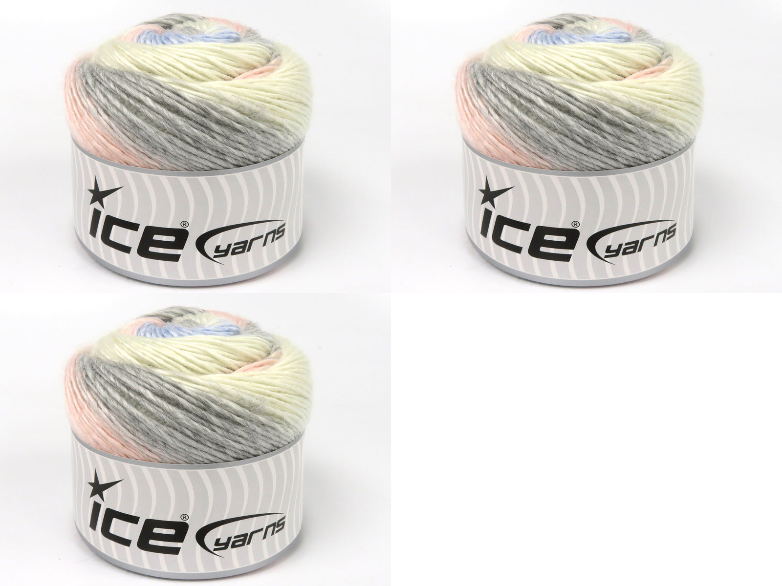 Cakes Napolitano Ecru, Light Grey, Light Pink, Light Blue fnt2-83563