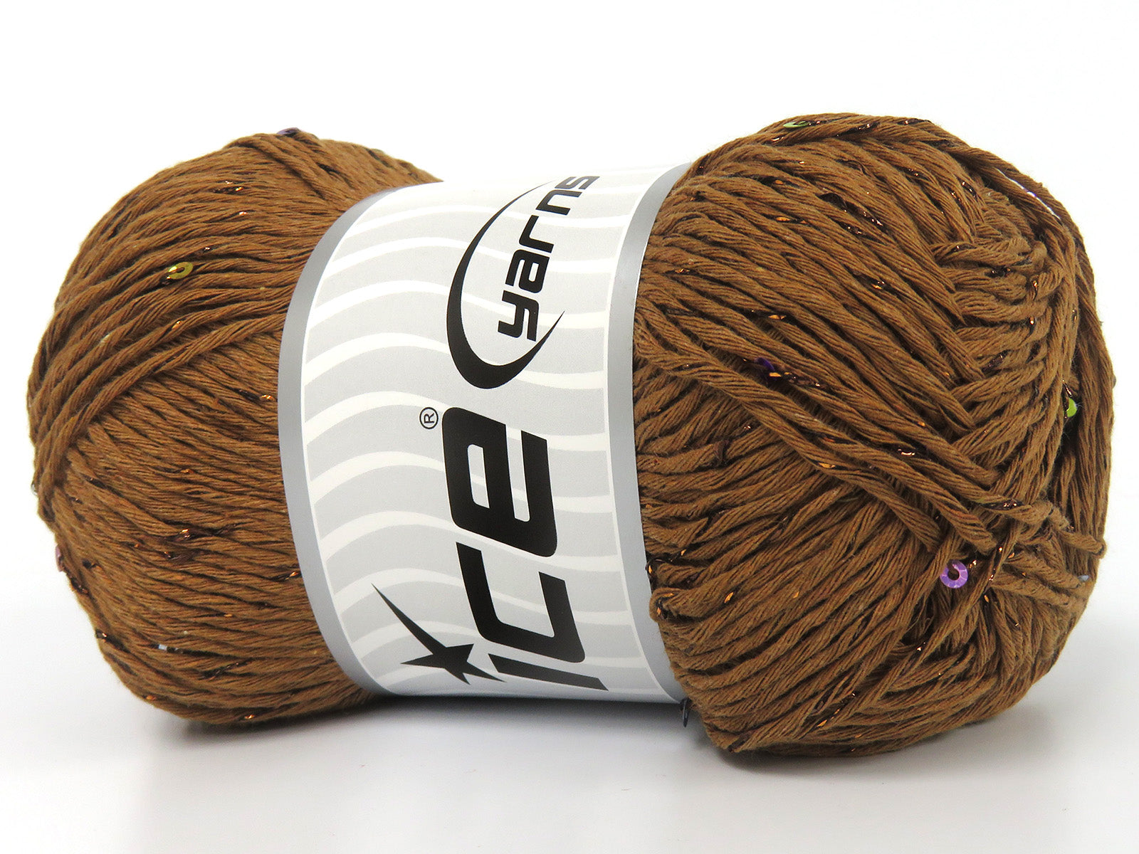 Natural Cotton Paillette Brown fnt2-83571