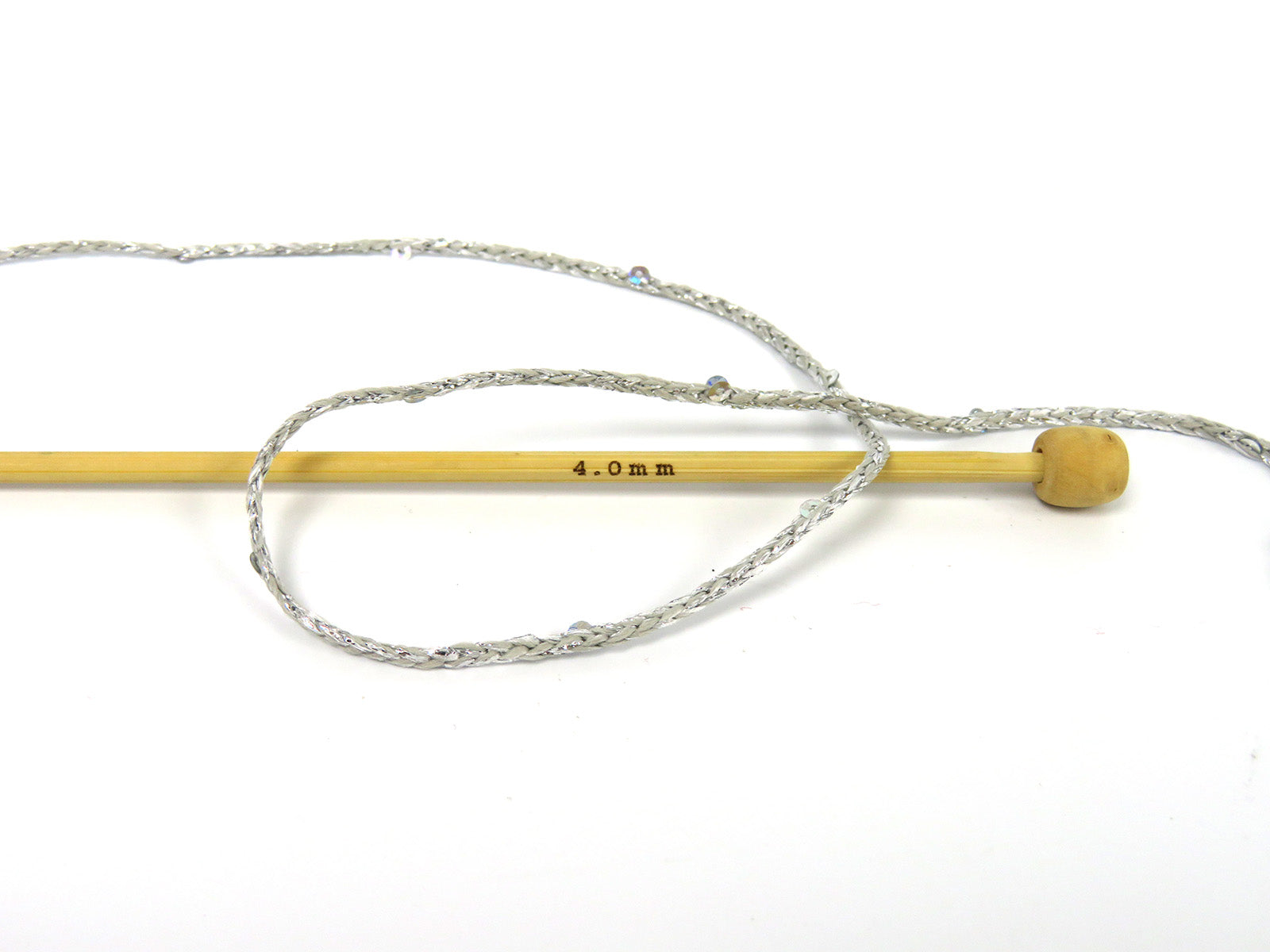 Macrame Glitz Paillette Light Silver fnt2-83573