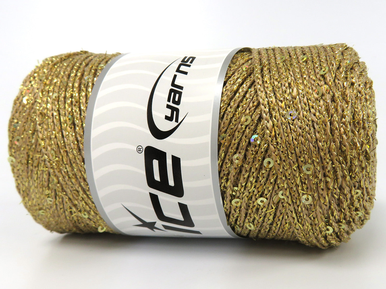 Macrame Glitz Paillette Gold fnt2-83576
