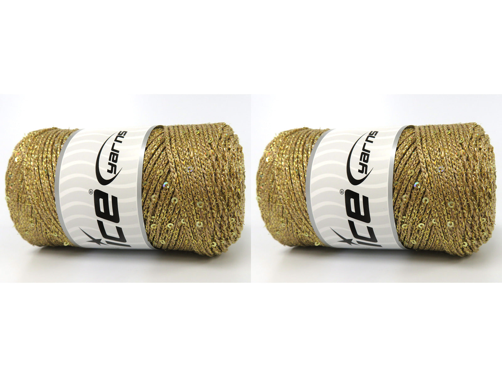 Macrame Glitz Paillette Gold fnt2-83576