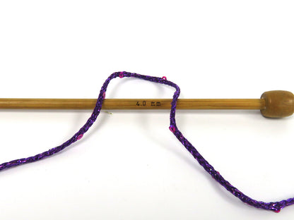 Macrame Glitz Paillette Purple fnt2-83577