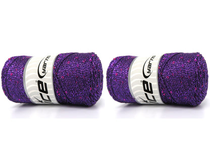 Macrame Glitz Paillette Purple fnt2-83577