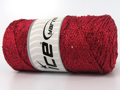 Macrame Glitz Paillette Red fnt2-83578