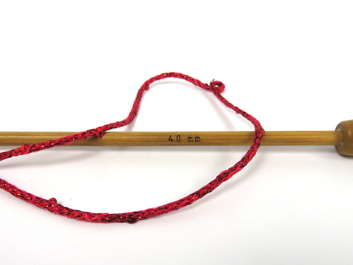 Macrame Glitz Paillette Red fnt2-83578