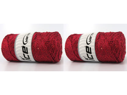 Macrame Glitz Paillette Red fnt2-83578