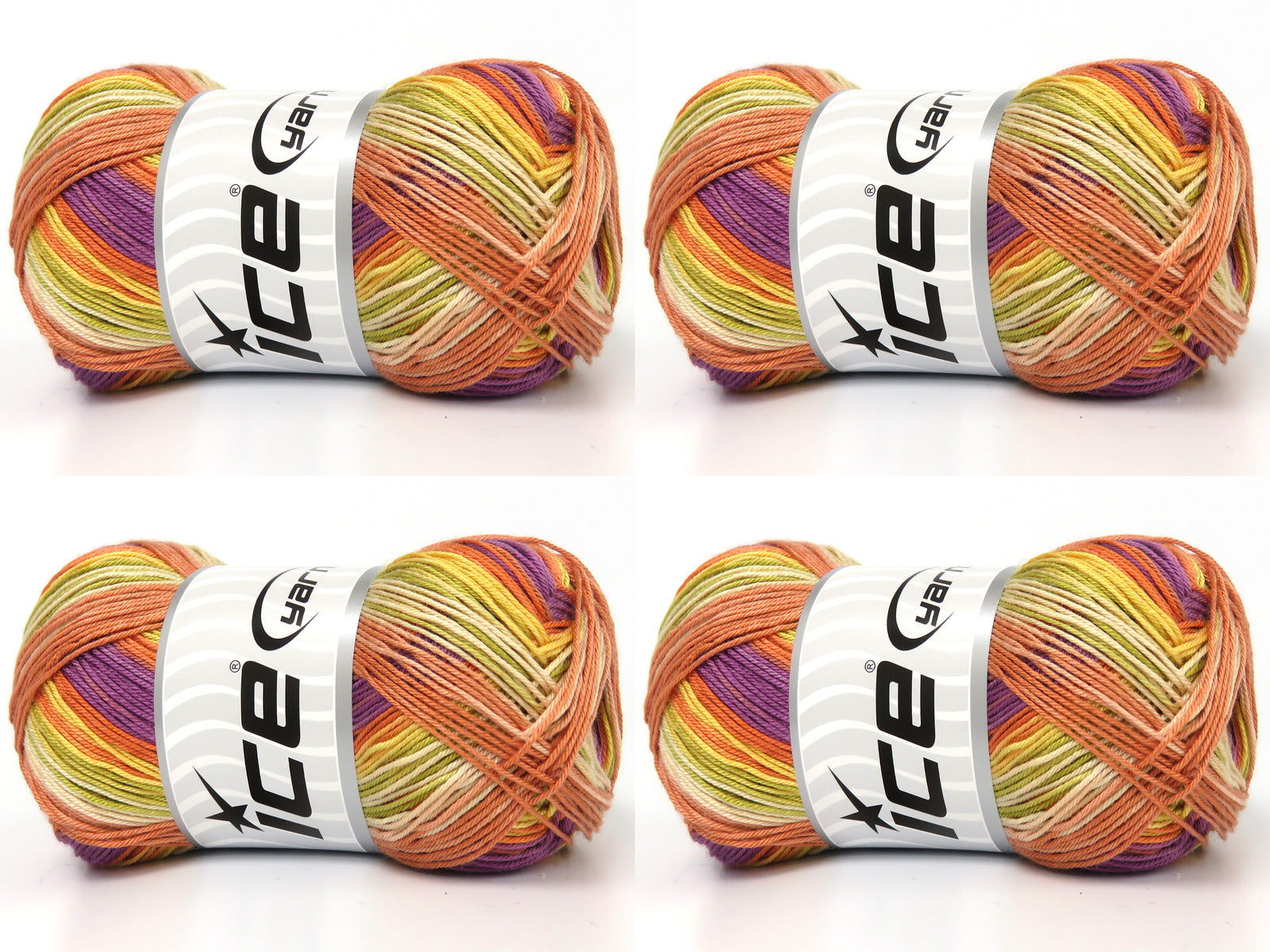 Biscuit Lilac, Orange Shades, Yellow, Green, Cream fnt2-83583