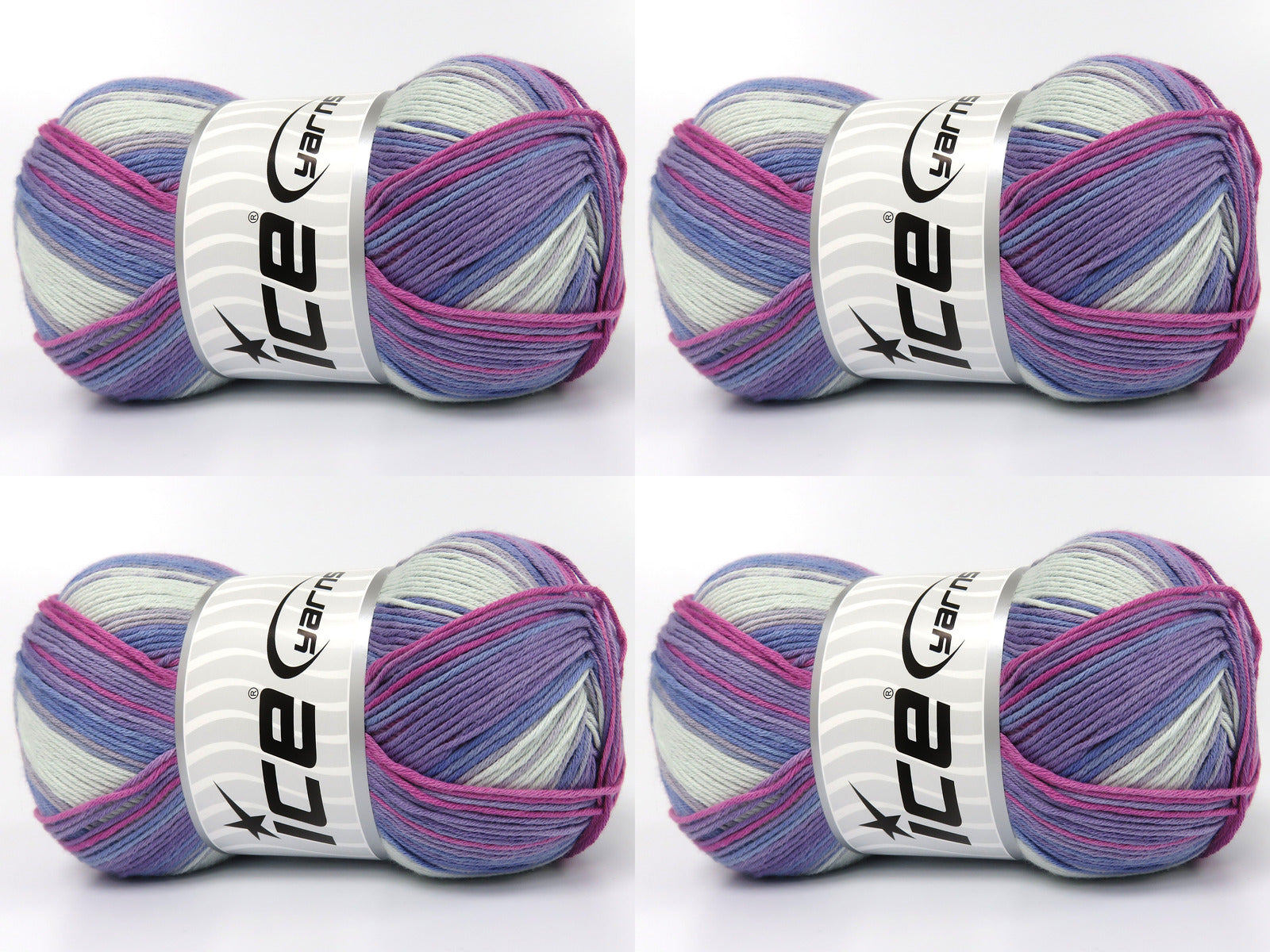 Cotton Magic Lilac Shades, Pink, Light Blue fnt2-83588