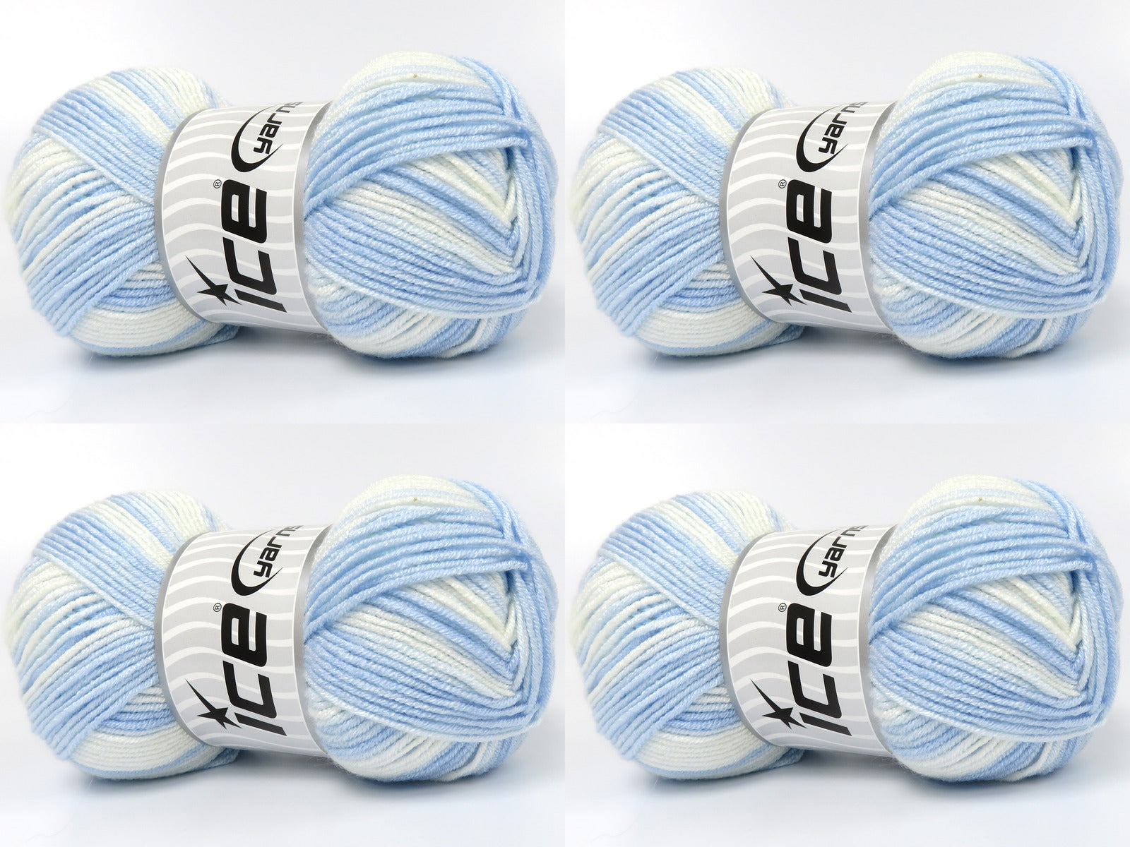 Baby Bamboo Magic Blue Shades, White fnt2-83591