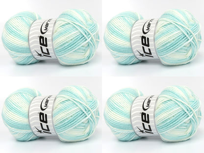 Baby Bamboo Magic Green Shades, White fnt2-83592