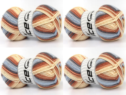Baby Bamboo Magic Salmon Shades, Grey, Blue fnt2-83596