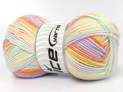 Baby Bamboo Magic Lilac, Yellow Shades, Orange, Pink, Mint Green fnt2-83604