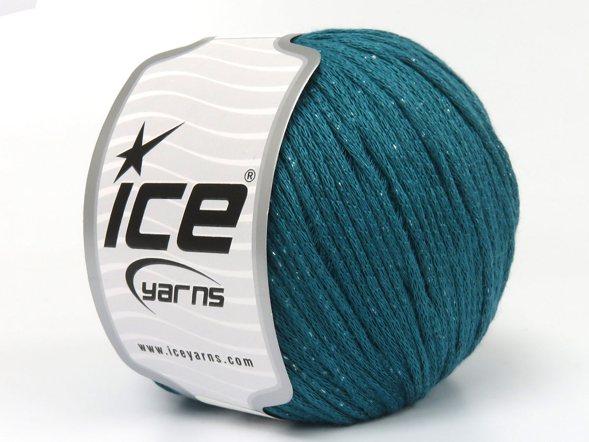 Viscose Glitz Teal fnt2-83614