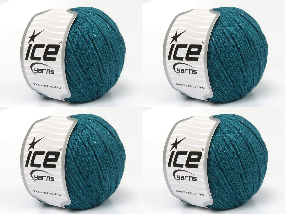 Viscose Glitz Teal fnt2-83614