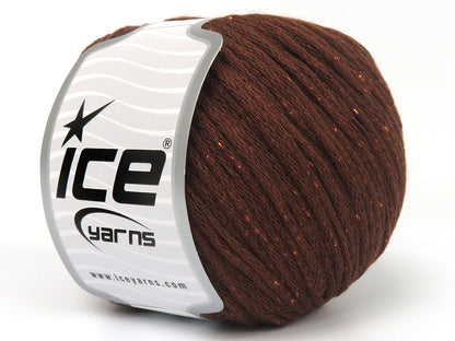 Viscose Glitz Brown fnt2-83618