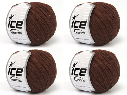 Viscose Glitz Brown fnt2-83618