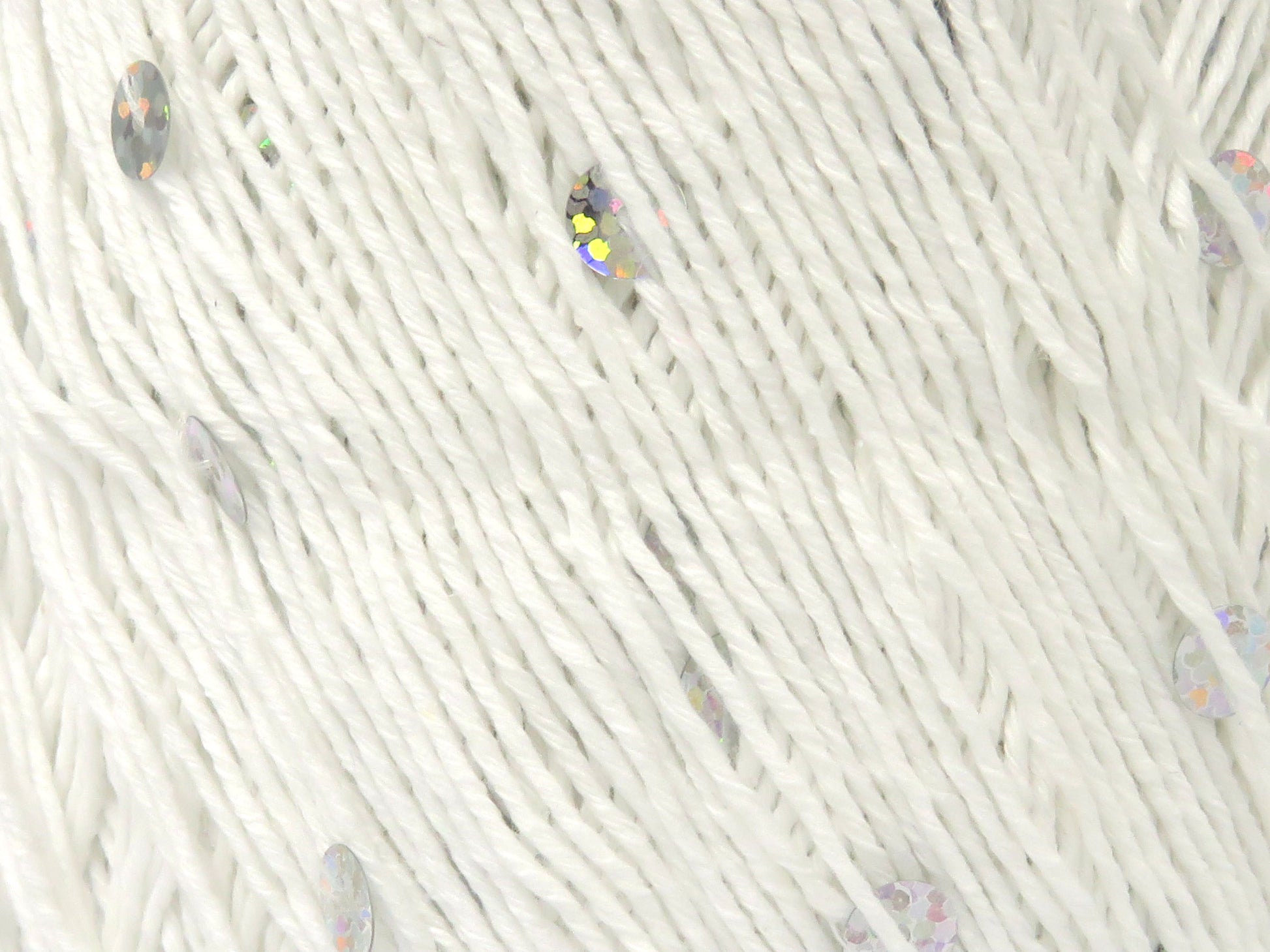 Cotton Paillette Fine White  fnt2-83772