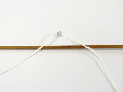 Cotton Paillette Fine White  fnt2-83772