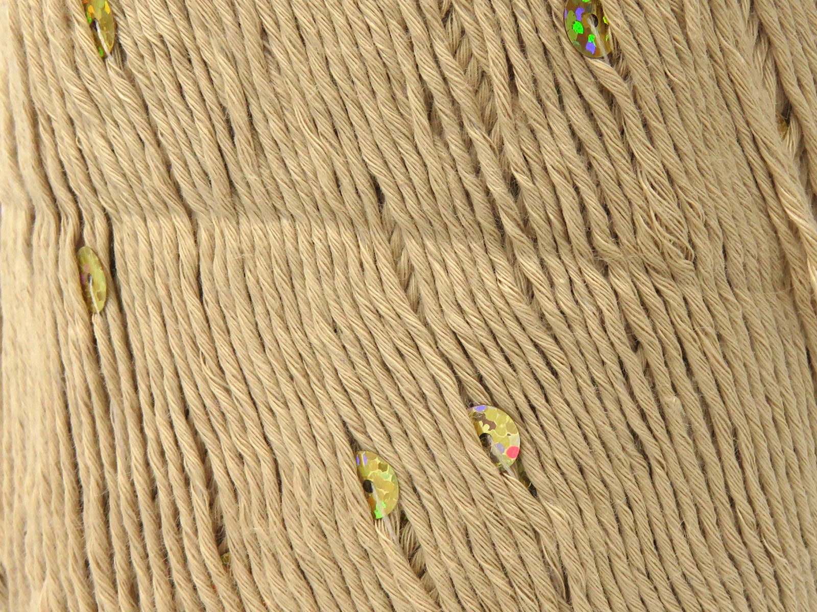 Cotton Paillette Fine Camel  fnt2-83775
