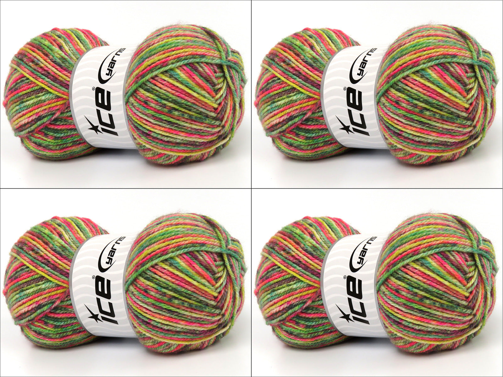 Wool Varicolor Light Neon Colors, Maroon  fnt2-83781