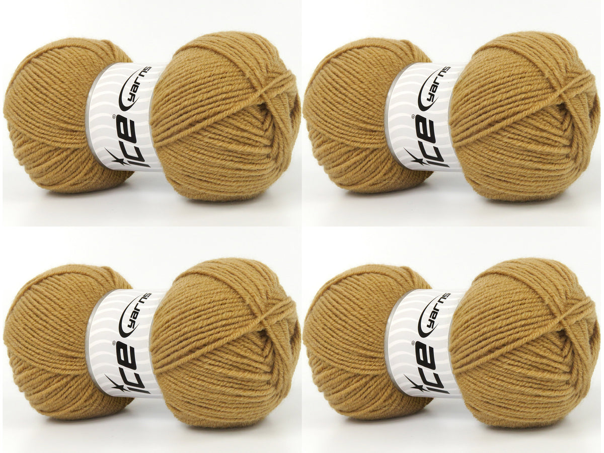 Ice Yarns Merinos Light – Marrón Leche – 60 % Lana Merino, 40 % Acrílico