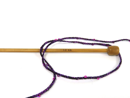 Macrame Glitz Paillette Purple fnt2-83829