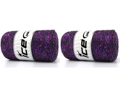 Macrame Glitz Paillette Purple fnt2-83829