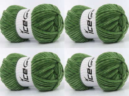 Chenille Baby Jungle Green fnt2-83854