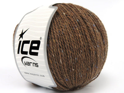 Baby Alpaca Tweed Light Brown fnt2-83928