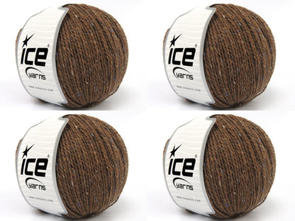 Baby Alpaca Tweed Light Brown fnt2-83928