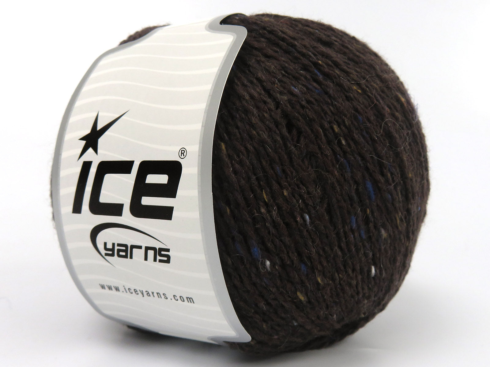 Baby Alpaca Tweed Dark Brown fnt2-83929