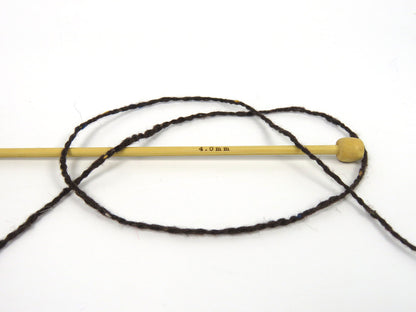 Baby Alpaca Tweed Dark Brown fnt2-83929