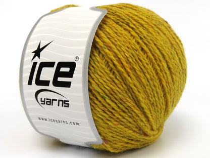 Baby Alpaca Tweed Yellow fnt2-83931