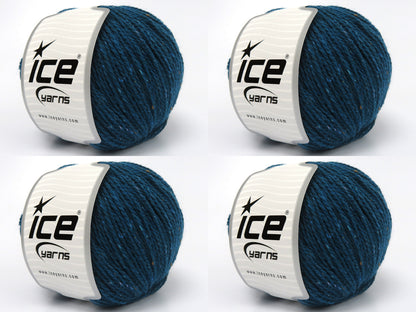 Baby Alpaca Tweed Teal fnt2-83946