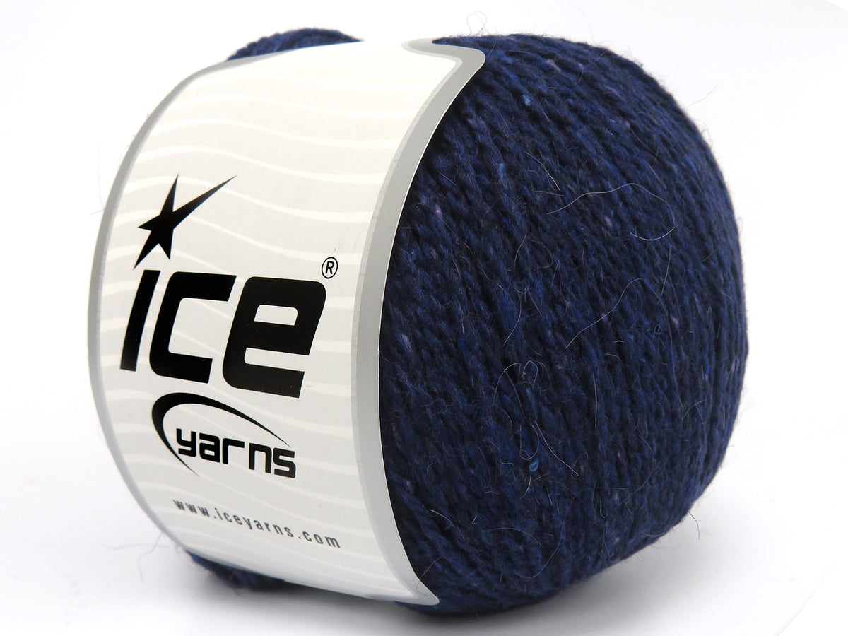 Baby Alpaca Tweed Navy fnt2-83947