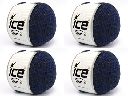 Baby Alpaca Tweed Navy fnt2-83947