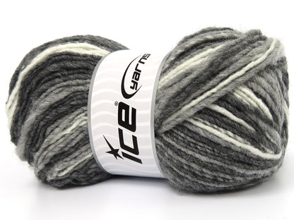 Anatolia Wool Cord Grey Shades, White fnt2-83949