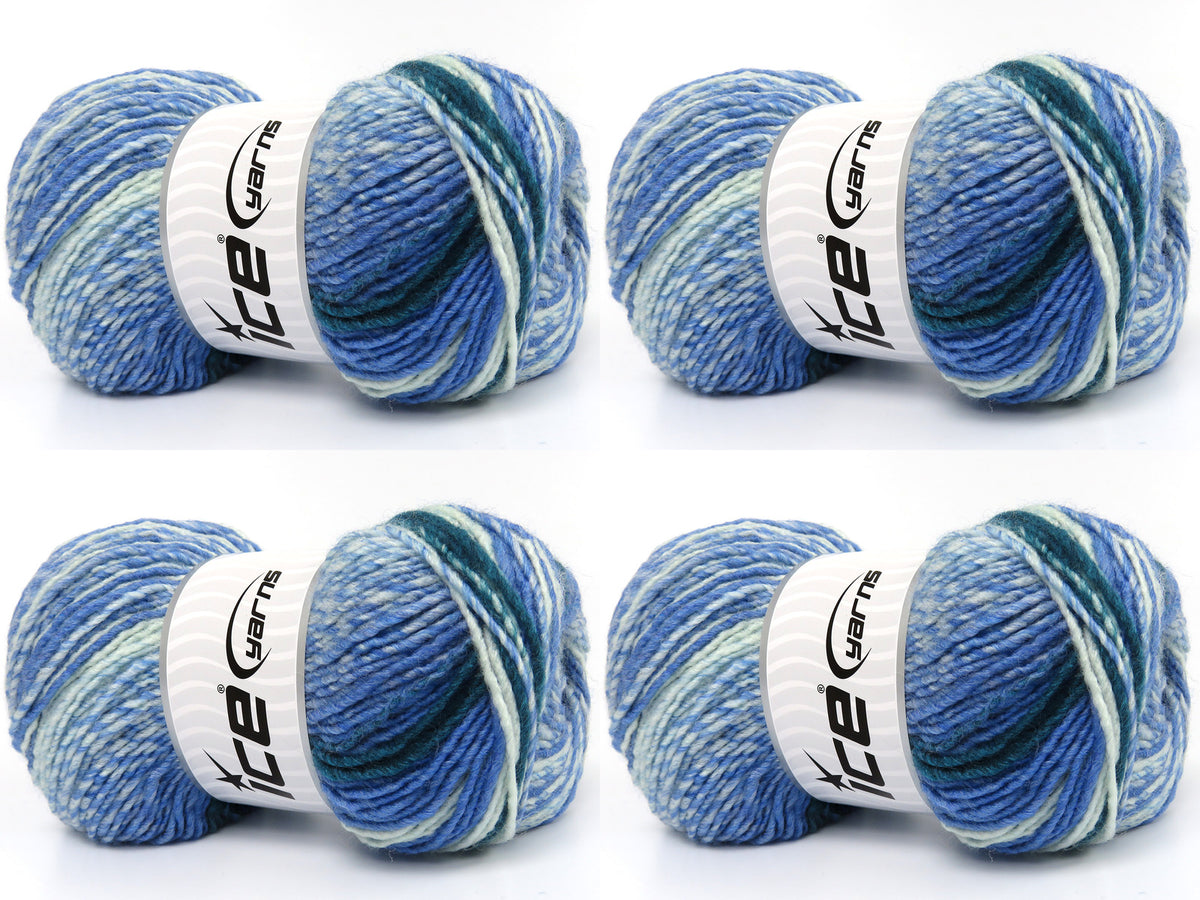 Anatolia Wool Cord Blue Shades, Green Shades fnt2-83950