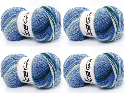 Anatolia Wool Cord Blue Shades, Green Shades fnt2-83950