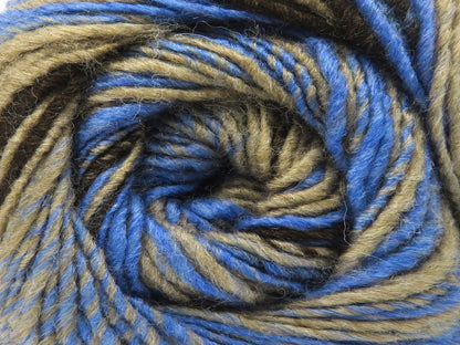 Anatolia Wool Cord Brown Shades, Blue fnt2-83953