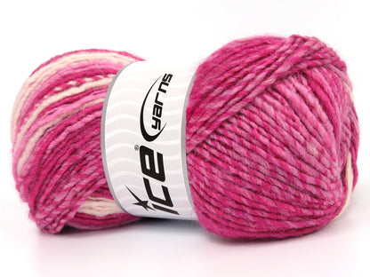 Ice Yarns Anatolia Wool Cord – Pembe Tonları – %22 Yün, %78 Akrilik