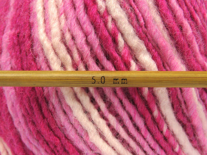 Ice Yarns Anatolia Wool Cord – Pembe Tonları – %22 Yün, %78 Akrilik