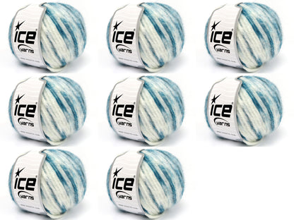 Air Wool Spots Teal, White fnt2-83989