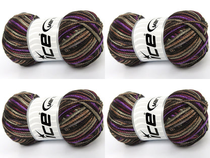 Starry Night Brown Shades, Copper, Lilac fnt2-84007