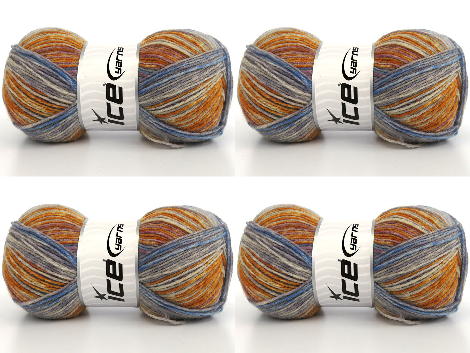 Sock Spray Grey Shades, Lilac, Gold, Blue fnt2-84023