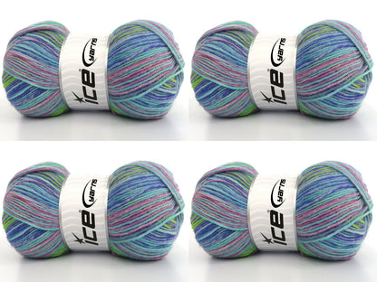 Sock Spray Turquoise, Lilac, Pink, Green fnt2-84024