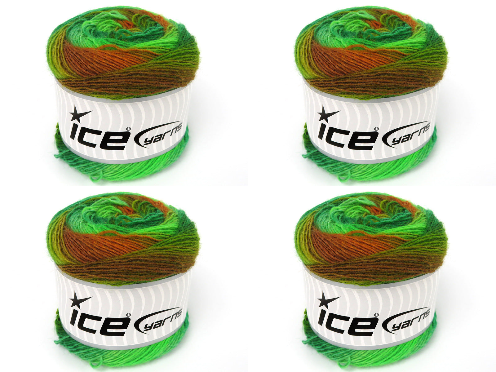 Cakes Magic Sock Green Shades, Gold Shades fnt2-84033