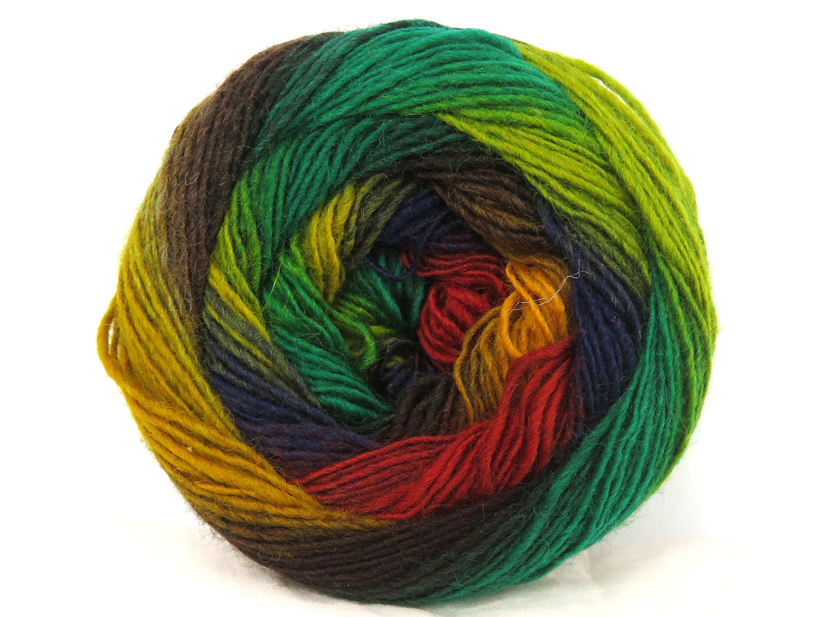 Cakes Magic Sock Green Shades, Navy, Copper, Brown fnt2-84034